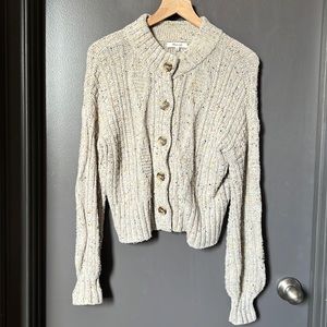 Madewell knitted buttoned-up sweater - Size XS